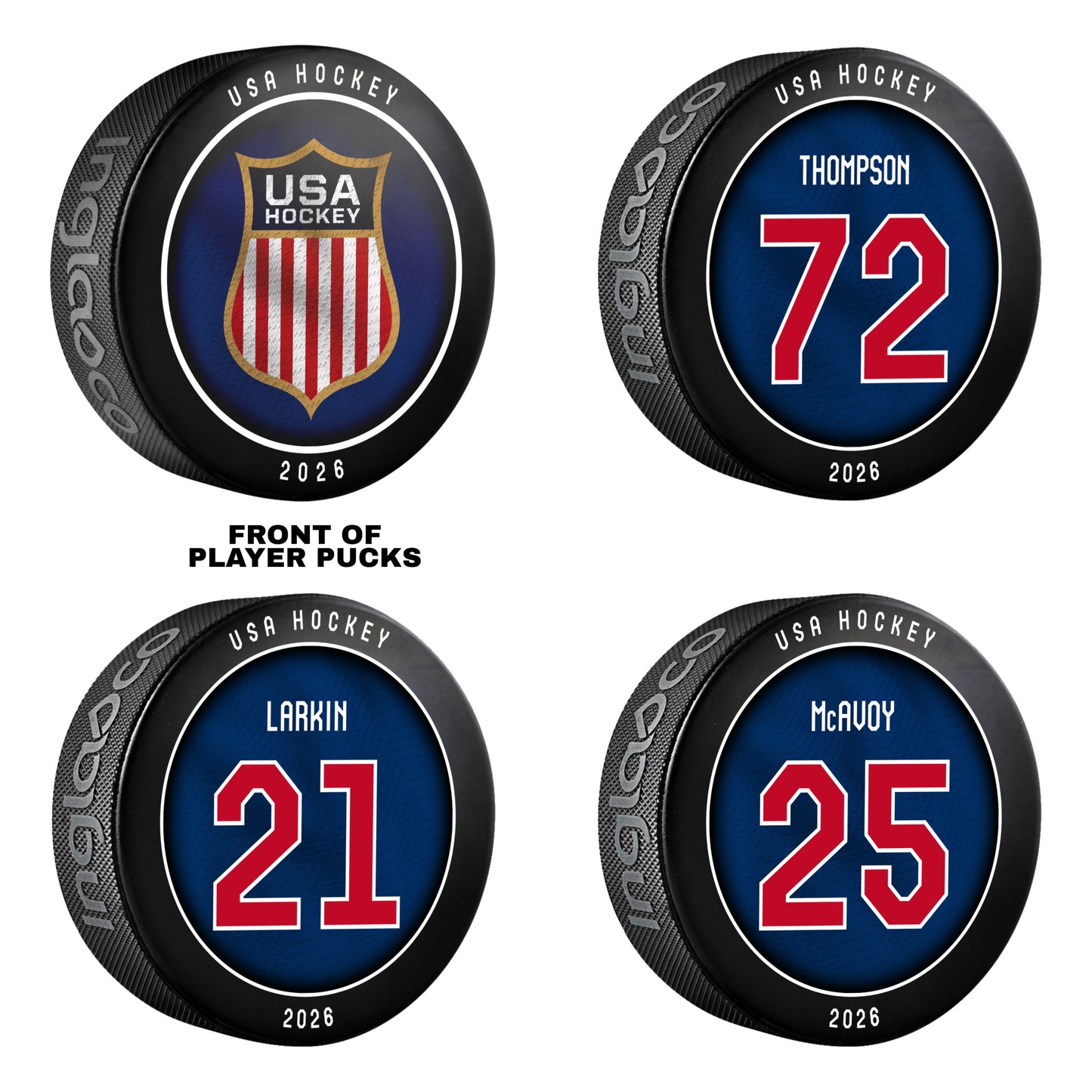 USA PLAYER PUCKS #2